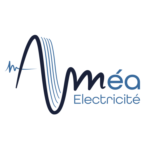 AMEA, électricien à Tours et environs - Logo couleurs, transparent. Tous droits réservés.