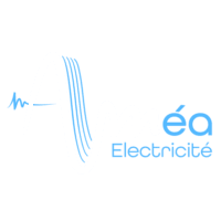 AMEA, électricien à Tours et environs - Logo blanc, transparent. Tous droits réservés.